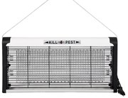 Lampa insecticida Rosberg R51770E, 35 m², 30W, Lumina UV-A, Zgomot redus, Alb/Negru