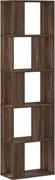 vidaXL Bibliotecă 5 niveluri stejar maro 45x23,5x162,5 cm lemn