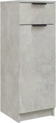 vidaXL Dulap de baie, gri beton, 32x34x90 cm, lemn compozit