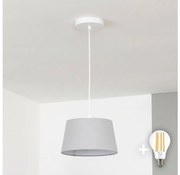 Brilagi - Lustră LED pe cablu CERIA 1xE27/40W/230V Ø 25 cm gri
