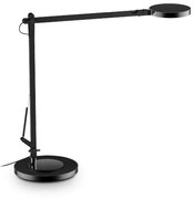 Lampa LED de birou / masa moderna cu brat articulat FUTURA TL NERO