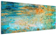 Tablou - Abstract albastru (120x50 cm)