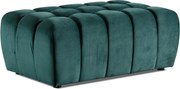 Taburet lemn masiv Eusebiu 40x102 cm Verde