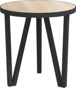 vidaXL Masă de ceai, stejar Sonoma, Ø35 cm, MDF