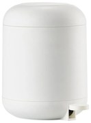 Coș de gunoi alb cu pedală din plastic 4 l Sensu – Zone