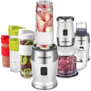 Blender multifuncțional Concept SM3391 FreshNutri 700 W + 2 x 570 ml + 400 ml sticle, alb