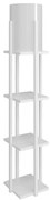 Lampadar cu rafturi NORA 1xE27/40W/230V alb