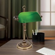 Veioza/Lampa de masa stil clasic HARVARD patina/verde