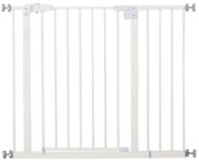 PawHut Poartă Extensibilă pentru Câini cu Montare prin Presiune, Barieră Închidere Automată și Extensie, 86x76.2 cm, Alb | Aosom Romania