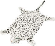 vidaXL Covor cu model leopard 139 cm Pluș Alb