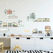 Autocolante de perete - trenulețe