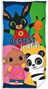 Prosop pentru copii Bunny Bing Best Friends , 70 x140 cm