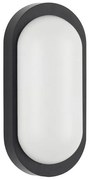 Mini Aplica LED de perete exterior, IP65, TIEPOLO negru