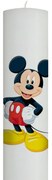 Lumanare Botez Mickey cu rosu 5,5 cm, 60 cm