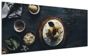 Tablou cu desert pe masă (120x50 cm)