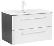 Dulap inferior Vario Clam 80 cu lavoar antracit-alb