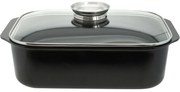 Elo 82840 Basic Tigaie cu capac din sticlă șimâner aromatic Raffinesse 40 x 26 cm