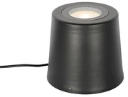 Proiector de grădină modern negru rotund IP65 AR111 - Lennard