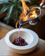 Bol Mare Molecule Casablanca Alb 650 ml Diamentru 22 cm