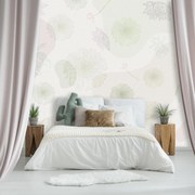 Fototapet - Delicate contururi de flori (147x102 cm)