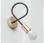 Aplica de perete OXFORD 1xE27/15W/230V auriu/negru