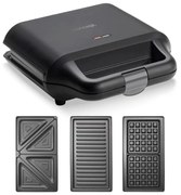 Aparat de sandvici Concept SV3054 3 în 1 700W/230V negru