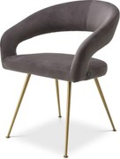 Scaun design elegant LUX Bravo, savona gri 115045 HZ