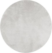 vidaXL Covor „OVIEDO”, fire scurte, gri, Ø 100 cm