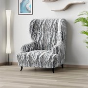 Huse bielastice OCEANO NOU gri-albăstrui fotoliu clasic (l. 60 - 110 cm)