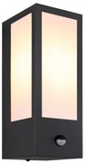 Aplica pentru exterior cu senzor de miscare design modern IP44 Gundula