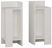 Măsuță de pat Elos White, 2 buc