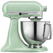 Mixer planetar KitchenAid Artisan Elegance 5KSM125EPT, 300W, 4.8 l, Actionare directa, 10 viteze, Verde deschis