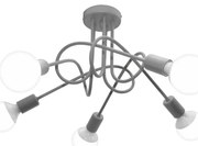 Lustră aplicată pentru copii OXFORD 5xE27/15W/230V