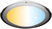 Aigostar - Plafonieră LED dimmabilă 60W/230V 2700-6500K Ø 52,7 cm crom+telecomandă