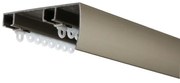 Sina perdea aluminiu dubla,  bronz , cu toate accesoriile incluse, prindere tavan - 350 cm