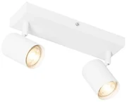Plafonieră modernă albă cu 2 lumini, dreptunghiulară reglabilă - Jeana
