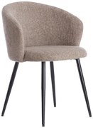 Set de scaune de sufragerie bej 2 buc. din metal Radaja – Light &amp; Living