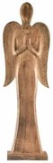 Înger din lemn de mango InDecor, 23 x 7 x 78 cm, 78 cm