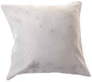 Față de pernă de Crăciun impermeabilă Fulgiargintii, 40 x 40 cm