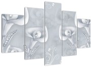 Tablou - Flori de perle (150x105 cm)