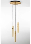 Lustră pe cablu Jupiter 2019 ALAS 3xGU10/10W/230V auriu