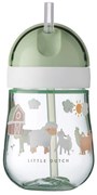 Cană pentru copii albă/verde-deschis din tritan 300 ml Little farm – Mepal