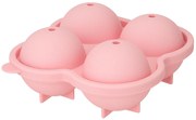 Formă pentru bile de gheață, roz