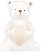 Decorațiuni de Crăciun Ursuleț cu inimă,10 cm