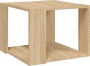vidaXL Masă de cafea, stejar sonoma, 40x40x30 cm, lemn compozit
