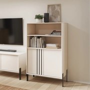 Comodă înaltă Nexo ADRK | Cașmir | PAL laminat 16 mm | 80x40x127 cm