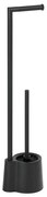 WENKO 23804100 - Perie pentru WC AVOLA, 13 x 70 cm, inox/negru