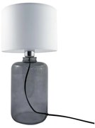 Lampă de masă SAMSUN 1xE27/40W/230V alb/negru Zuma Line 5503WH