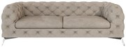 Canapea grej cu tapițerie din catifea 225 cm Chelsea – Ropez