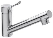 Baterie bucatarie cu dus extractibil Ideal Standard Ceralook BlueStart finisaj crom lucios